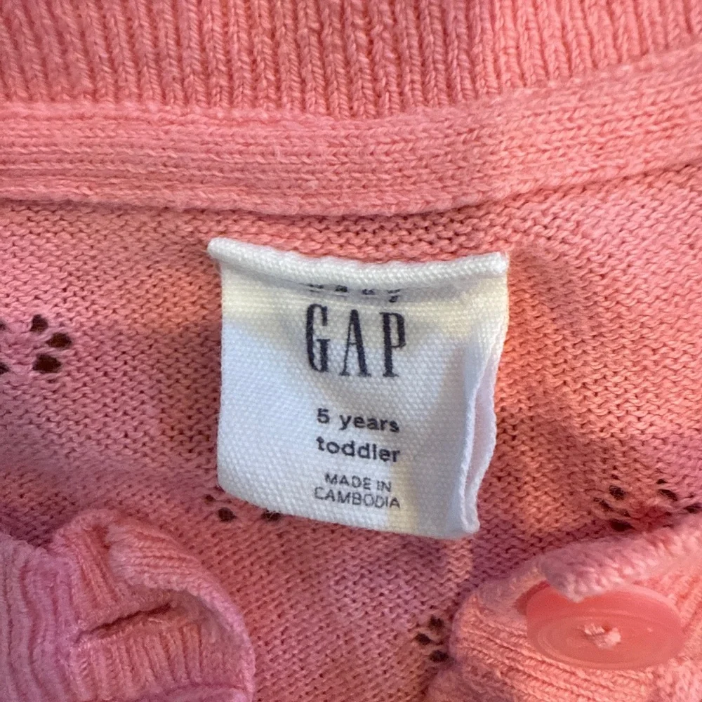 GAP girls long sleeve cardigan - Picture 3 of 4
